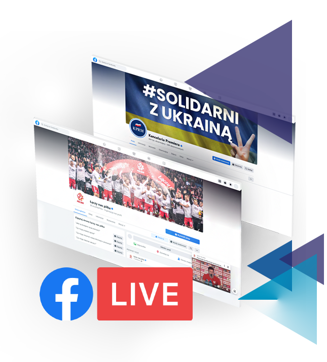 Profesjonalny streaming na Facebooku zrealizowaliśmy jako pierwsi w Polsce