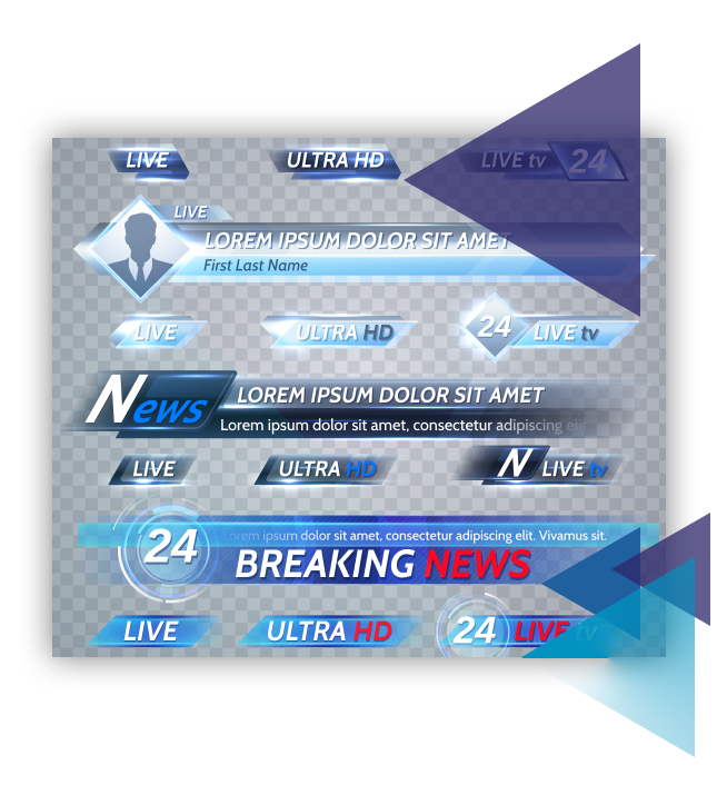 Oprawa graficzna transmisji i live streaming